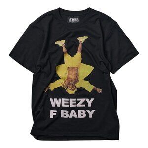 Lil Wayne Weezy F Baby Photo T-Shirt Tee Black Rap Men's